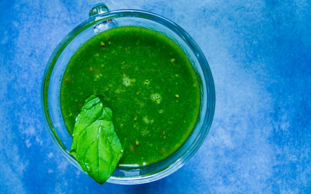 Summer Special Savory Indian Green Smoothie