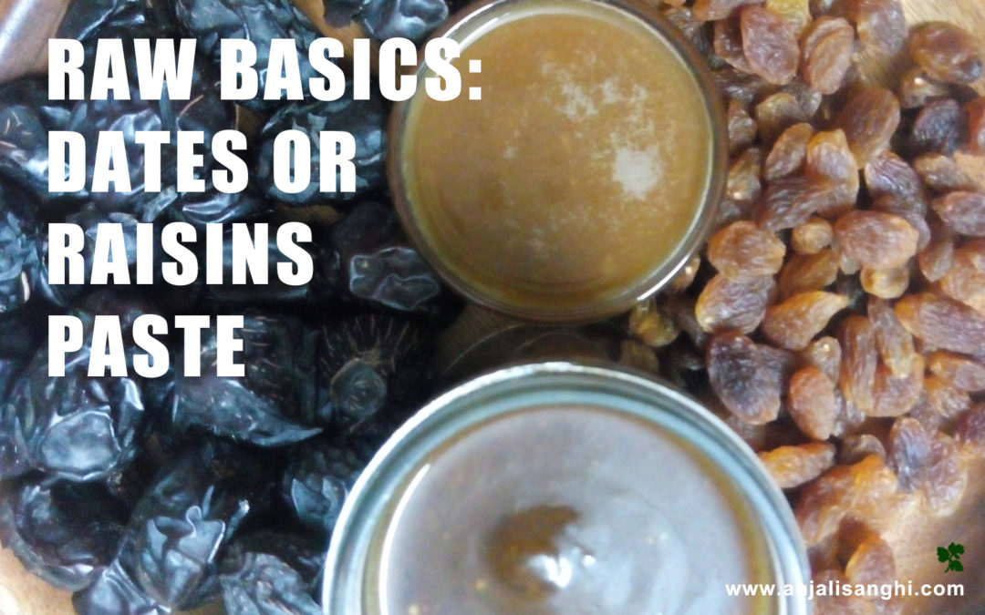 RAW BASICS Dates and Raisins Paste